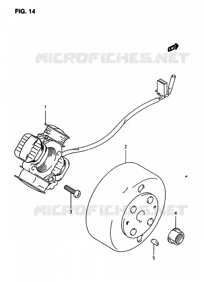 MAGNE TO Suzuki SCOOTER 50 AP 1998  AP50R7W(T/7/V)