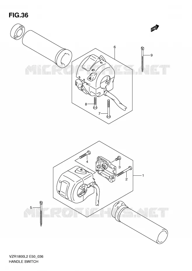 SWITCHES Suzuki MOTO 1800 INTRUDER 2012  VZR1800L2(E50)