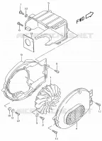 COOLING FAN (MODELE AY50) for Suzuki KATANA 50 2001