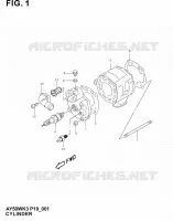 CYLINDER for Suzuki KATANA 50 2001