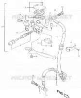 FR. MASTER CYLINDER (AJP) for Suzuki KATANA 50 2001