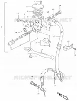 FR. MASTER CYLINDER (MAGURA) for Suzuki KATANA 50 2001