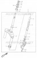 FRNT FORK for Suzuki KATANA 50 2001