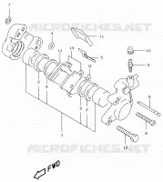 FRONT CALIPER for Suzuki KATANA 50 2001