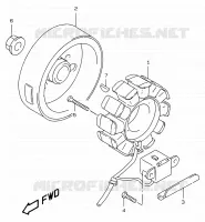 MAGNE TO for Suzuki KATANA 50 2001