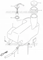 OIL TANK for Suzuki KATANA 50 2001