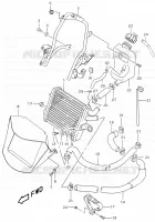 RADIATOR (MODELE  AY50WR K1) for Suzuki KATANA 50 2001