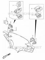 SWITCH ASSY for Suzuki KATANA 50 2001