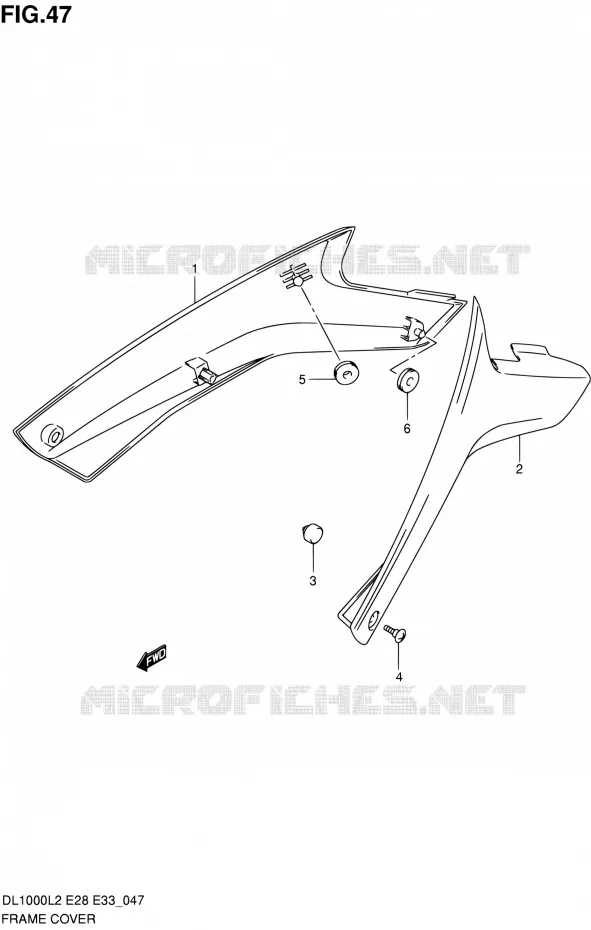 FAIRING Suzuki MOTO 1000 V-STROM 2012  DL1000L2(E03,E28,E33)