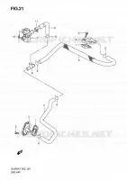 ANTI POLLUTION SYSTEM for Suzuki V-STROM 650 2008