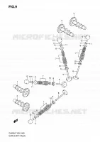 CAMSHAFT   VALVES for Suzuki V-STROM 650 2008