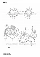 CRACKCASE COVER for Suzuki V-STROM 650 2008