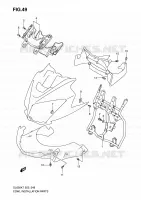 FAIRING INSTALLATION PARTS for Suzuki V-STROM 650 2008