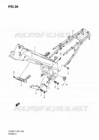 FRAME for Suzuki V-STROM 650 2008