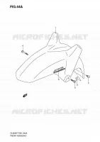 FRONT FENDER (MODEL K8) for Suzuki V-STROM 650 2008