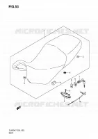 SEAT for Suzuki V-STROM 650 2008