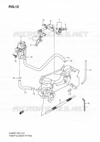THROTTLE BODY FITTING for Suzuki V-STROM 650 2008