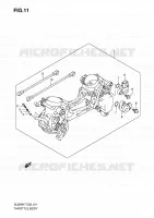 THROTTLE BODY for Suzuki V-STROM 650 2008