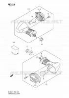 TJRN SIGNAL LAMP (MODEL K7/K8) for Suzuki V-STROM 650 2008