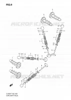 CAMSHAFT   VALVES for Suzuki V-STROM 650 2008