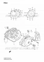 CRACKCASE COVER for Suzuki V-STROM 650 2008
