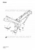 FRAME for Suzuki V-STROM 650 2008