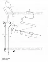 HANDELBAR (MODEL K9:P37/MODEL L0) for Suzuki V-STROM 650 2008