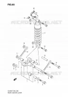 SHOCK ABSORBER LINKAGE for Suzuki V-STROM 650 2008