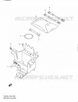 BATTERY BOX   TOOLS for Suzuki V-STROM 650 2011