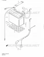BATTERY (DL650AL1 E24) for Suzuki V-STROM 650 2011