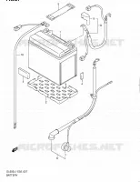 BATTERY (DL650L1 E02) for Suzuki V-STROM 650 2011