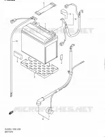 BATTERY (DL650L1 E19) for Suzuki V-STROM 650 2011