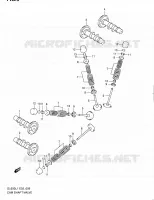 CAMSHAFT   VALVES for Suzuki V-STROM 650 2011