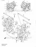 CRACKCASE COVER for Suzuki V-STROM 650 2011