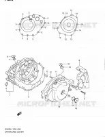 CRACKCASE COVER for Suzuki V-STROM 650 2011