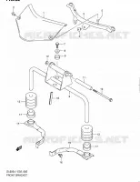 FRONT FAIRING BRACKET for Suzuki V-STROM 650 2011
