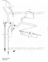 HANDELBAR (DL650AL1 E02) for Suzuki V-STROM 650 2011