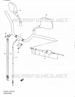 HANDELBAR (DL650AL1 E19) for Suzuki V-STROM 650 2011