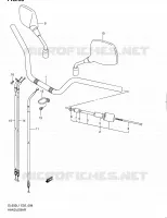 HANDELBAR (DL650AL1 E24) for Suzuki V-STROM 650 2011