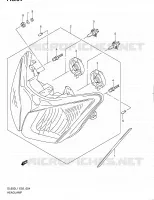 HEAD LAMP (DL650AL1 E02) for Suzuki V-STROM 650 2011