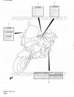 LABEL (DL650L1 E24) for Suzuki V-STROM 650 2011
