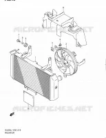 RADIATOR for Suzuki V-STROM 650 2011