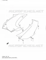 SIDE COWL INSTALLATION PARTS for Suzuki V-STROM 650 2011