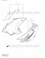 SIDE FAIRING for Suzuki V-STROM 650 2011