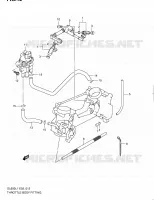 THROTTLE BODY FITTING for Suzuki V-STROM 650 2011