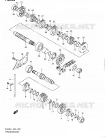 TRANSMISSION for Suzuki V-STROM 650 2011