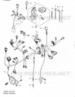 WIRING HARNESS (DL650L1 E02) for Suzuki V-STROM 650 2011