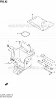BATTERY BOX   TOOLS for Suzuki V-STROM 650 2013