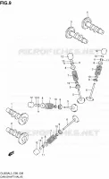 CAMSHAFT   VALVES for Suzuki V-STROM 650 2013