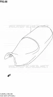 HIGH SEAT (OPTIONAL) for Suzuki V-STROM 650 2013
